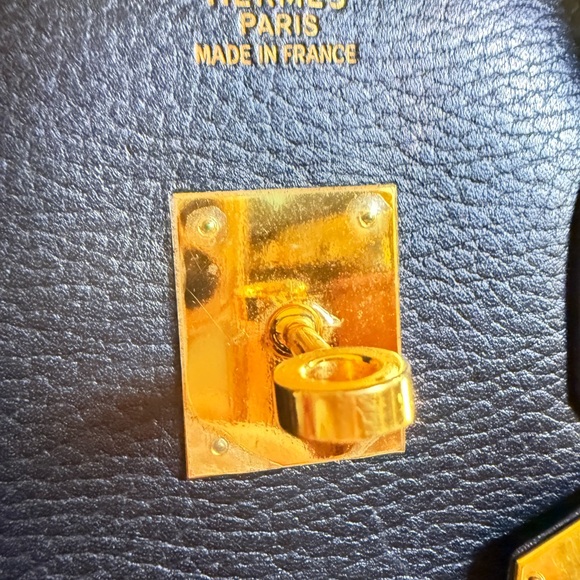 Rare Vintage 2003 Hermes Birkin 35 Ardennes leather Gold hardware & Entrupy COA - Picture 11 of 17